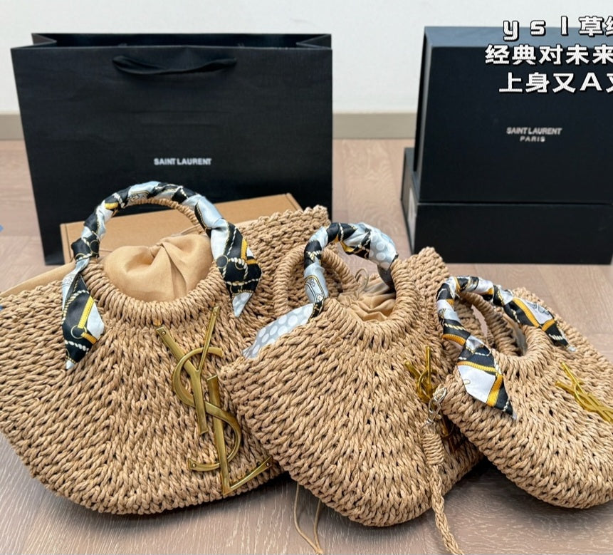 Y Wicker Summer Bag handbag 30x21cm preorder