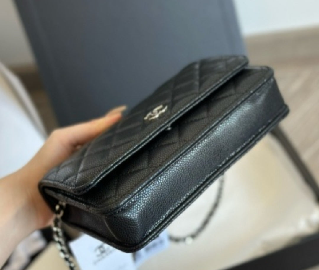 Black C crossbody bag