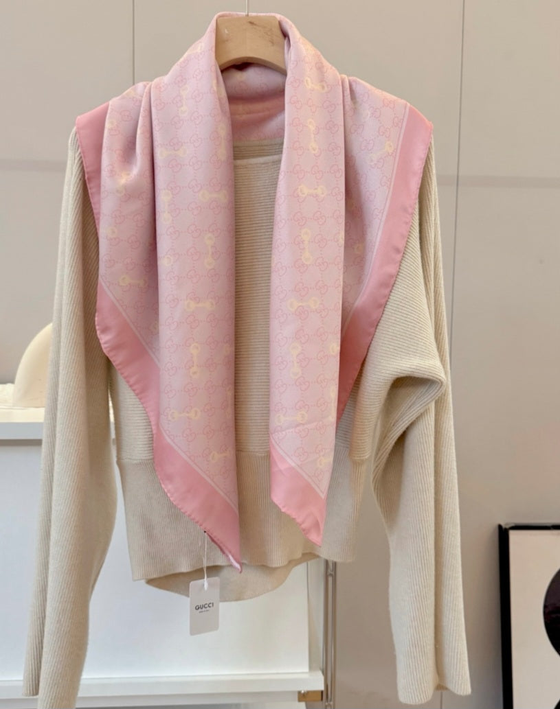 G pattern 3 colors head scarf preorder
