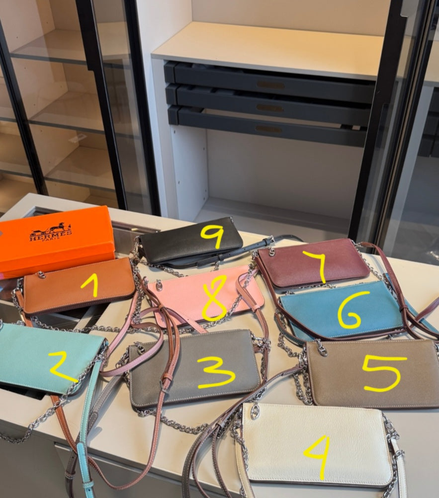 H flat crossbody bag preorder