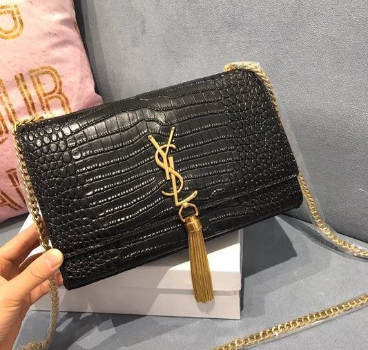 Y Evening Bag Black/Gold
