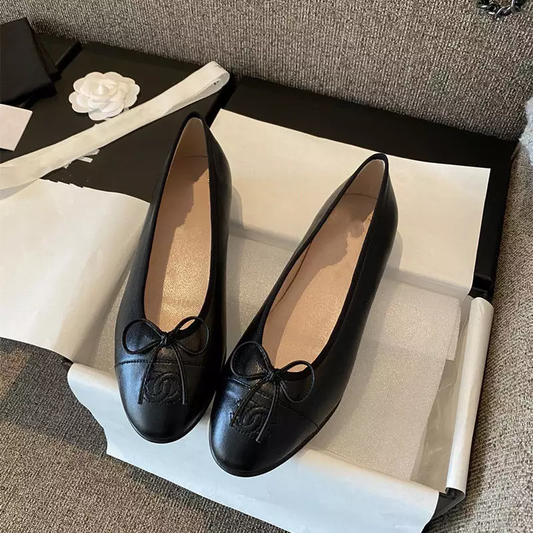 Bow Flats Genuine Leather