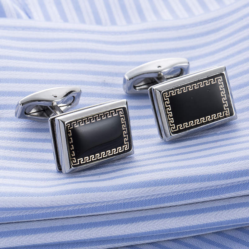 Black and Gold Cufflinks