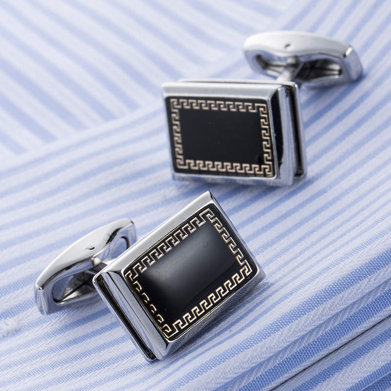 Black and Gold Cufflinks