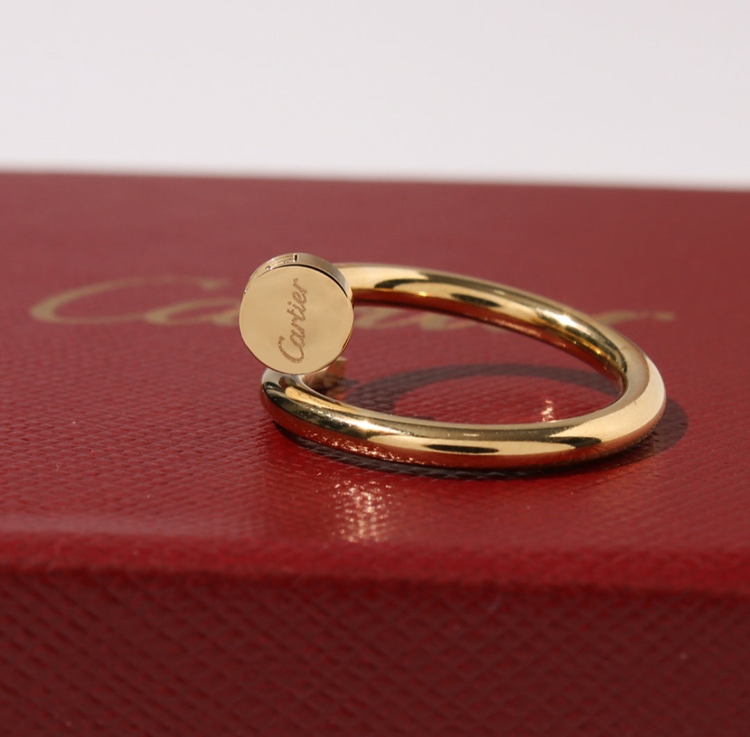 Nail Ring Gold Plated