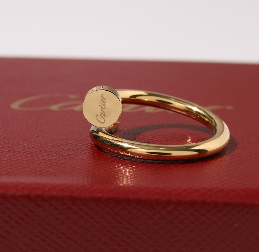 Nail Ring Gold Plated