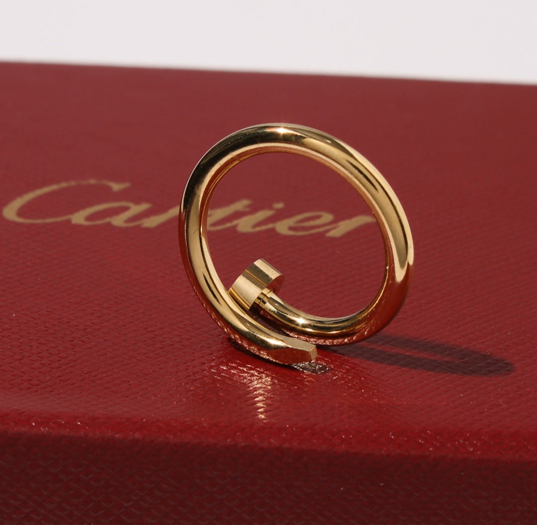 Nail Ring Gold Plated