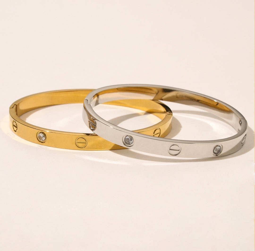 Luv Bangle with Stones preorder