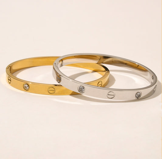 Luv Bangle with Stones preorder