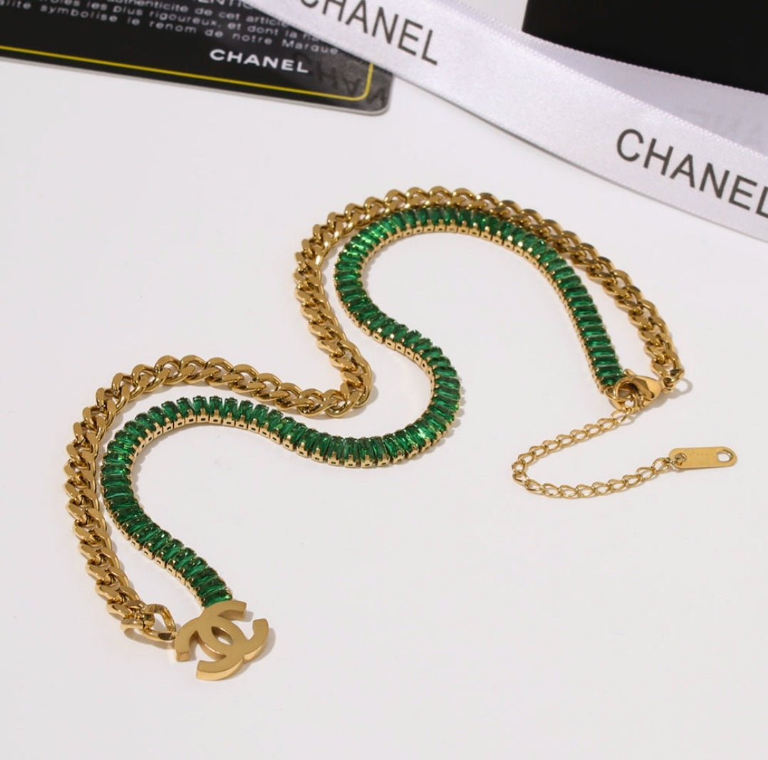 Cleo gold plated Necklace