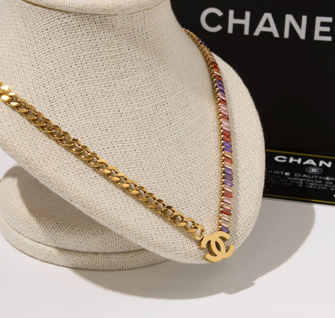 Cleo gold plated Necklace