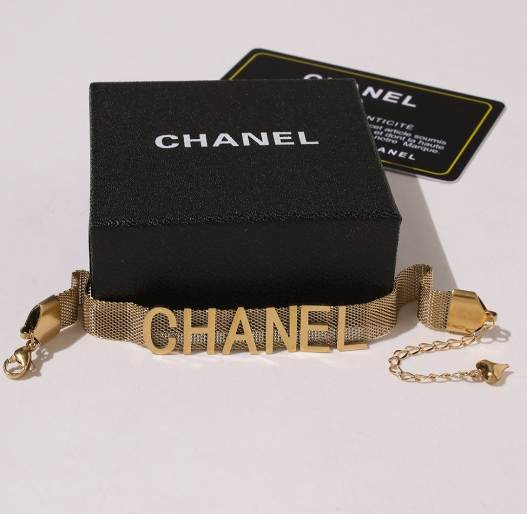 Mesh Cici Bracelet Gold Plated in stock