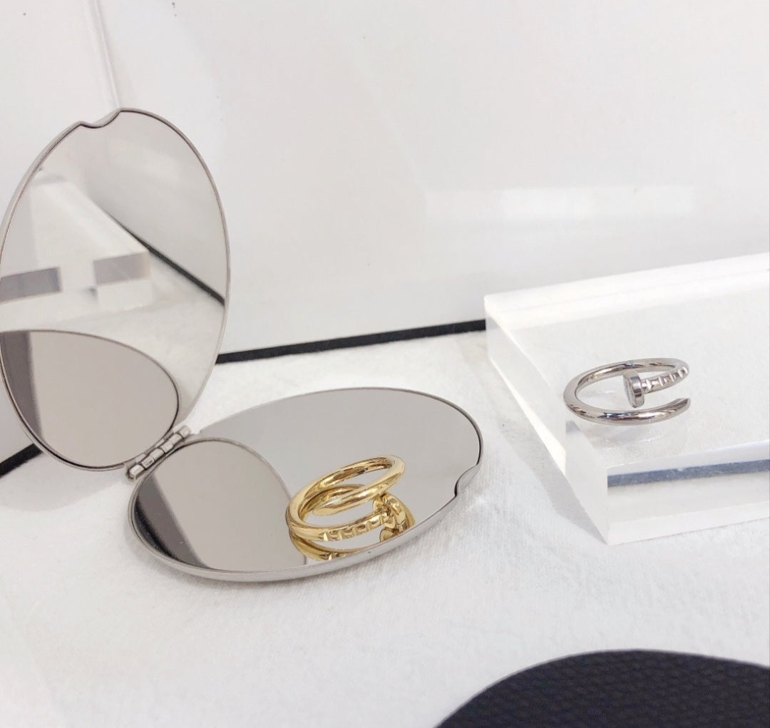 Nail Ring Gold Plated