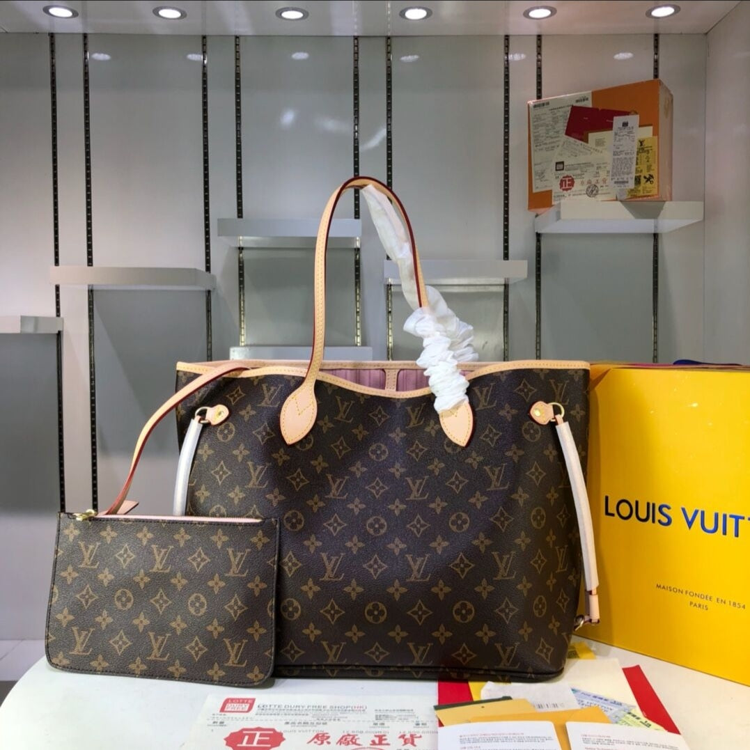 L*V Brown Leather Tote preorder