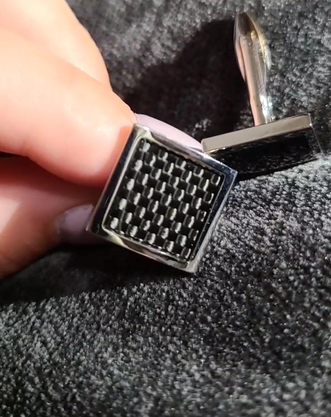 Black Brick Cufflinks
