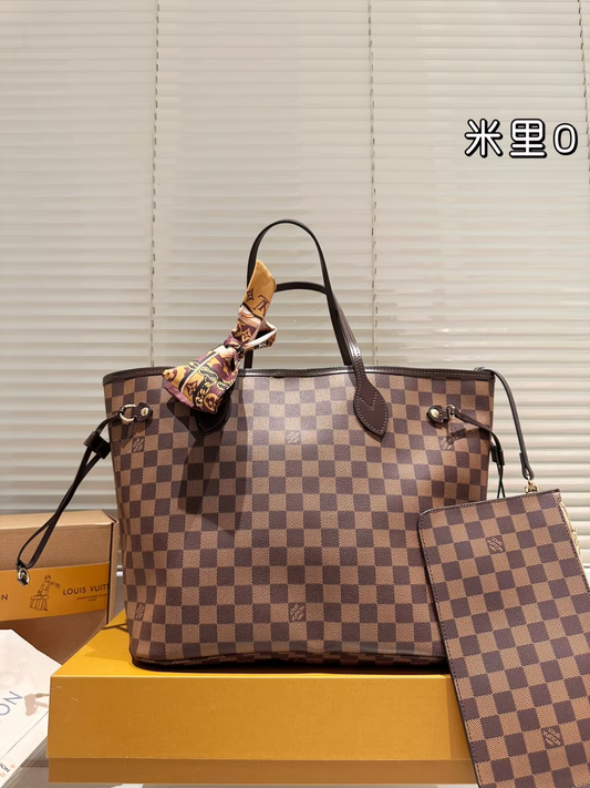 Brown L tote bag 32x28cm preorder