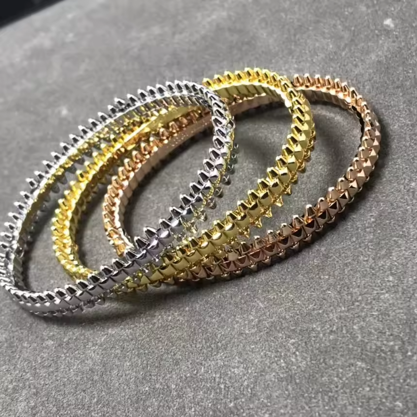 Crush bangle gold plated 3 colors