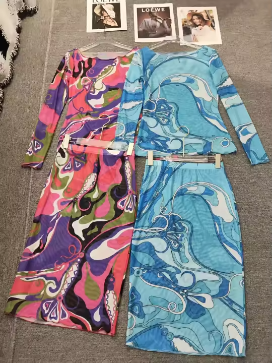 Purple/Red Cover up Set preorder