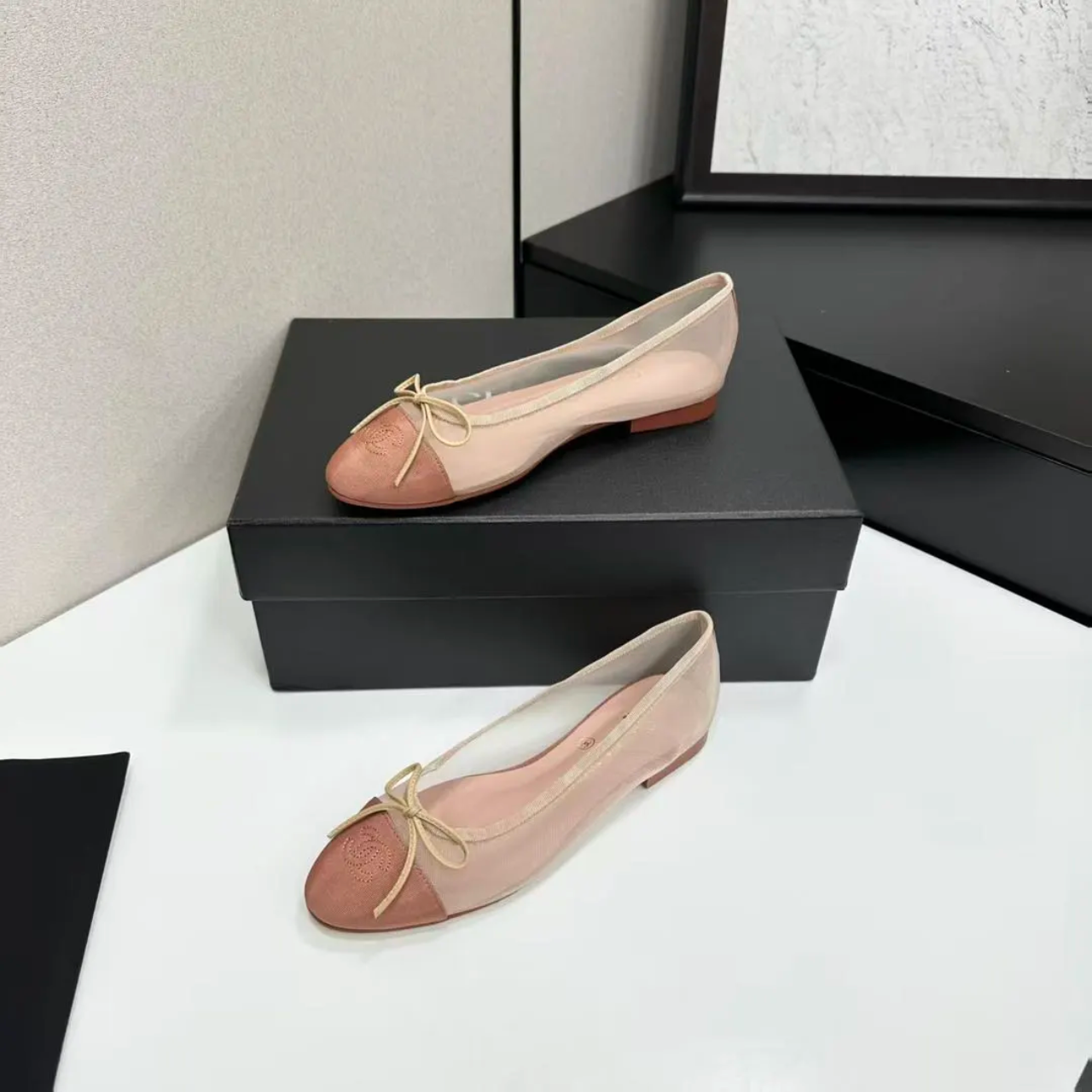 Mesh blush C Flats preorder