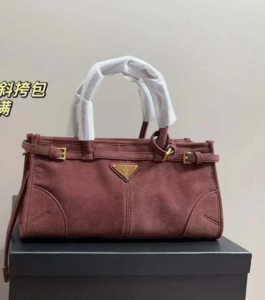 P Brown Rectangular Bag preorder