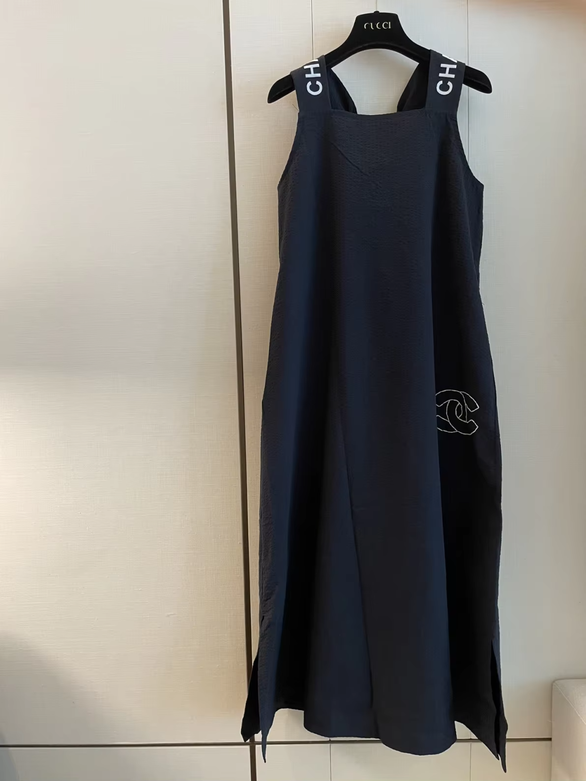 C Black sleeveless jumper dress one size preorder