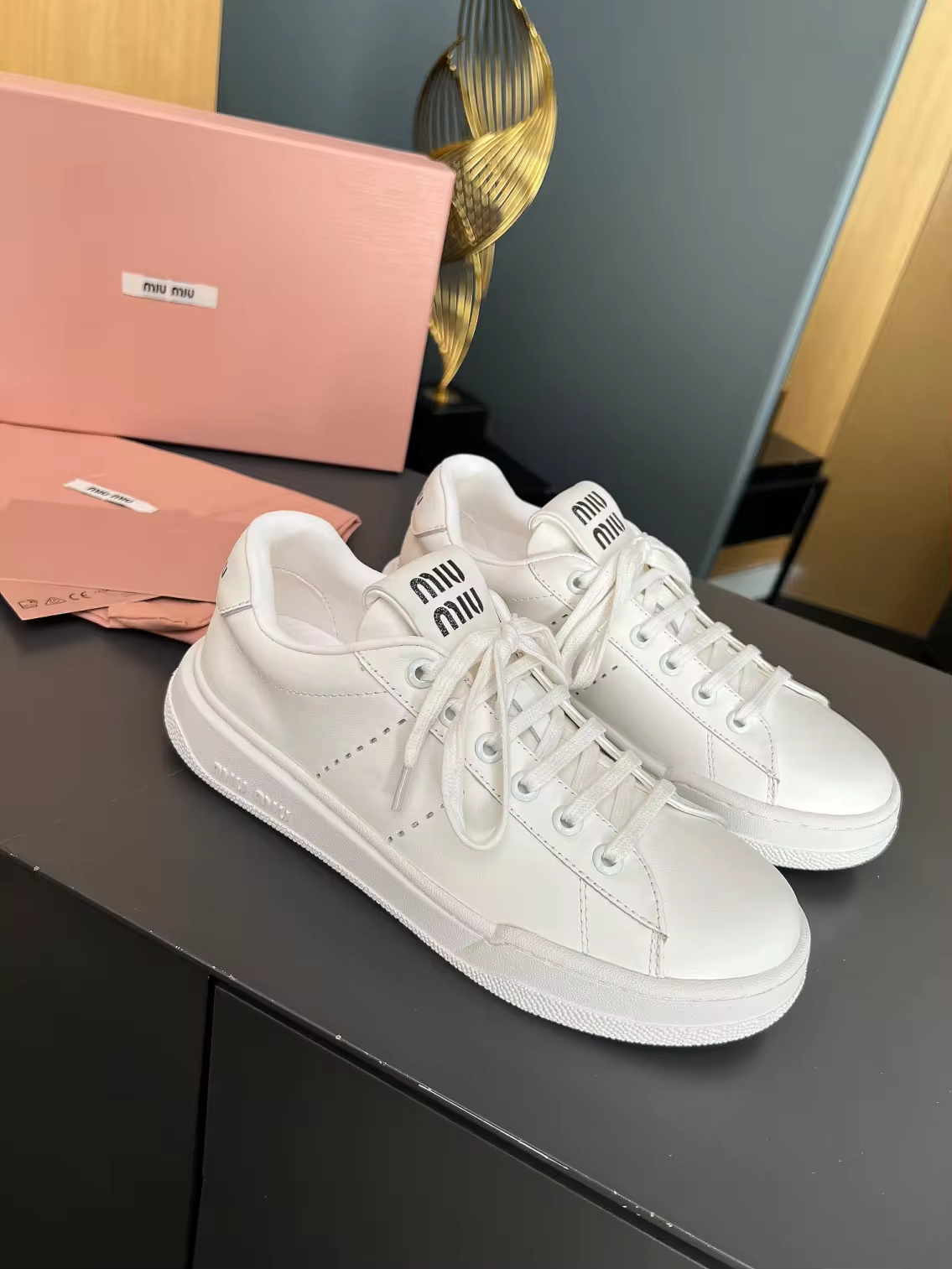 MM white sneakers preorder
