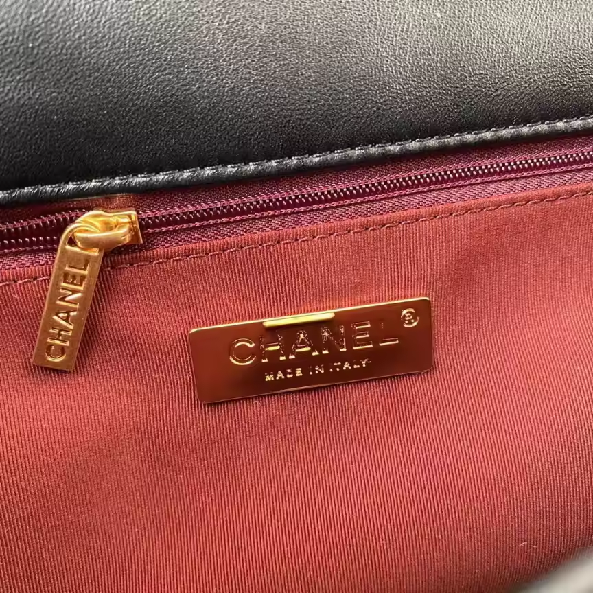 C Black leather Bag size 25cm preorder