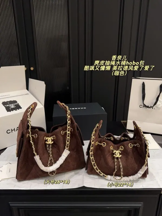 C bag 2 sizes suede preorder