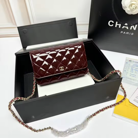 Burgundy Shiny C Bag preorder