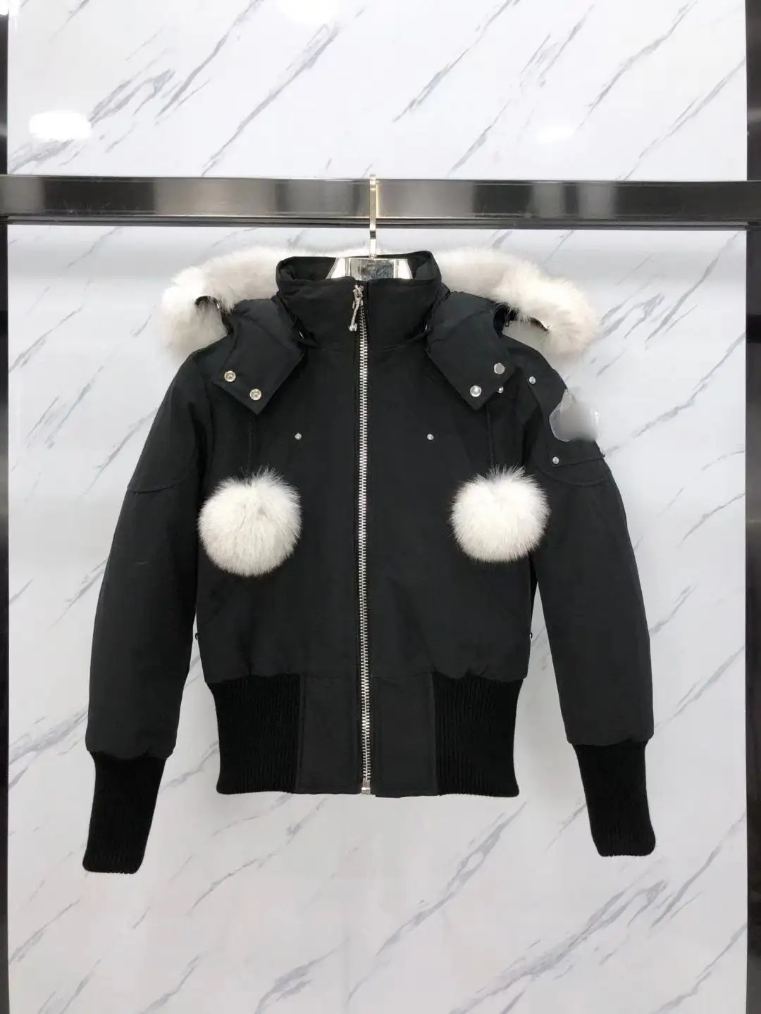 MK women's Coat with white fur preorder