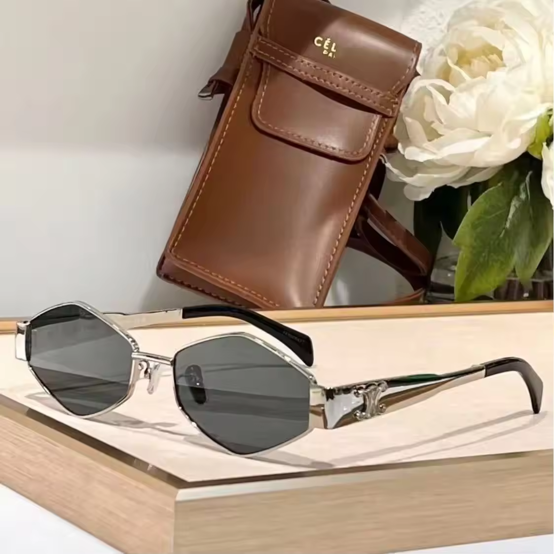 Cel Sunglasses metal frame 3 colors preorder