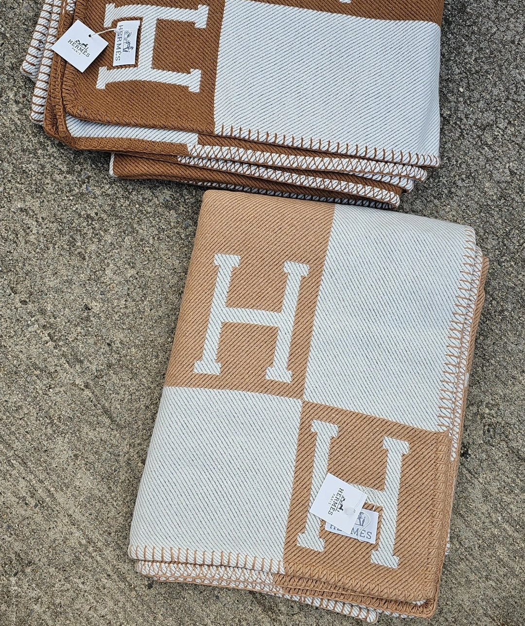 Light Brown Blanket couch Throw