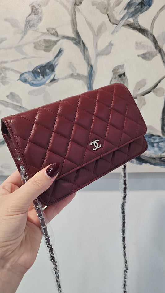 Dark red/Burgundy Wallet size C Crossbody Bag preorder