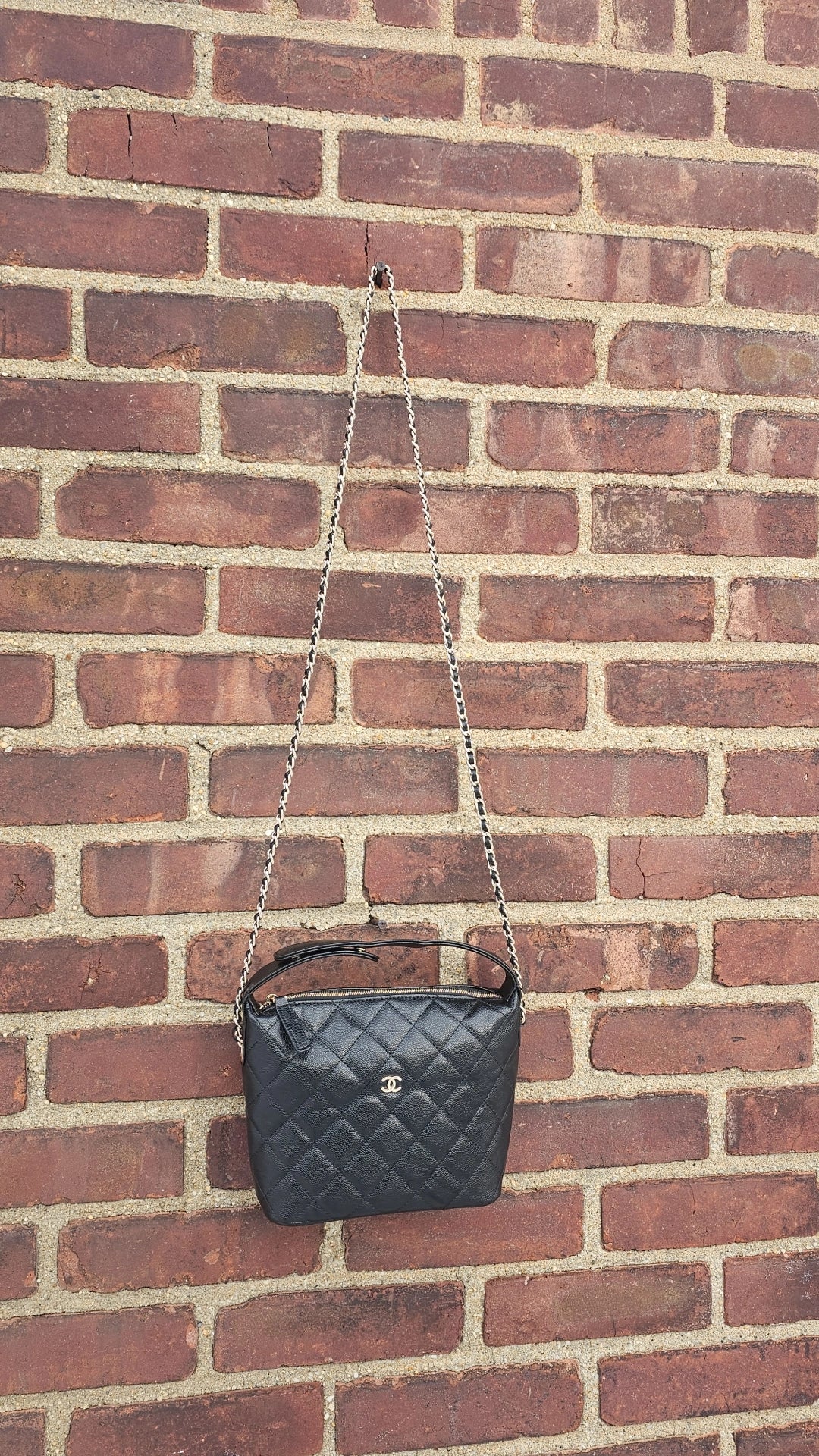 C Black crossbody bag 22x19cm preorder