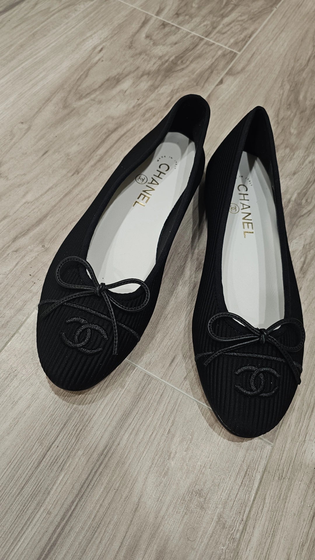 Corduroy Black C Flats preorder