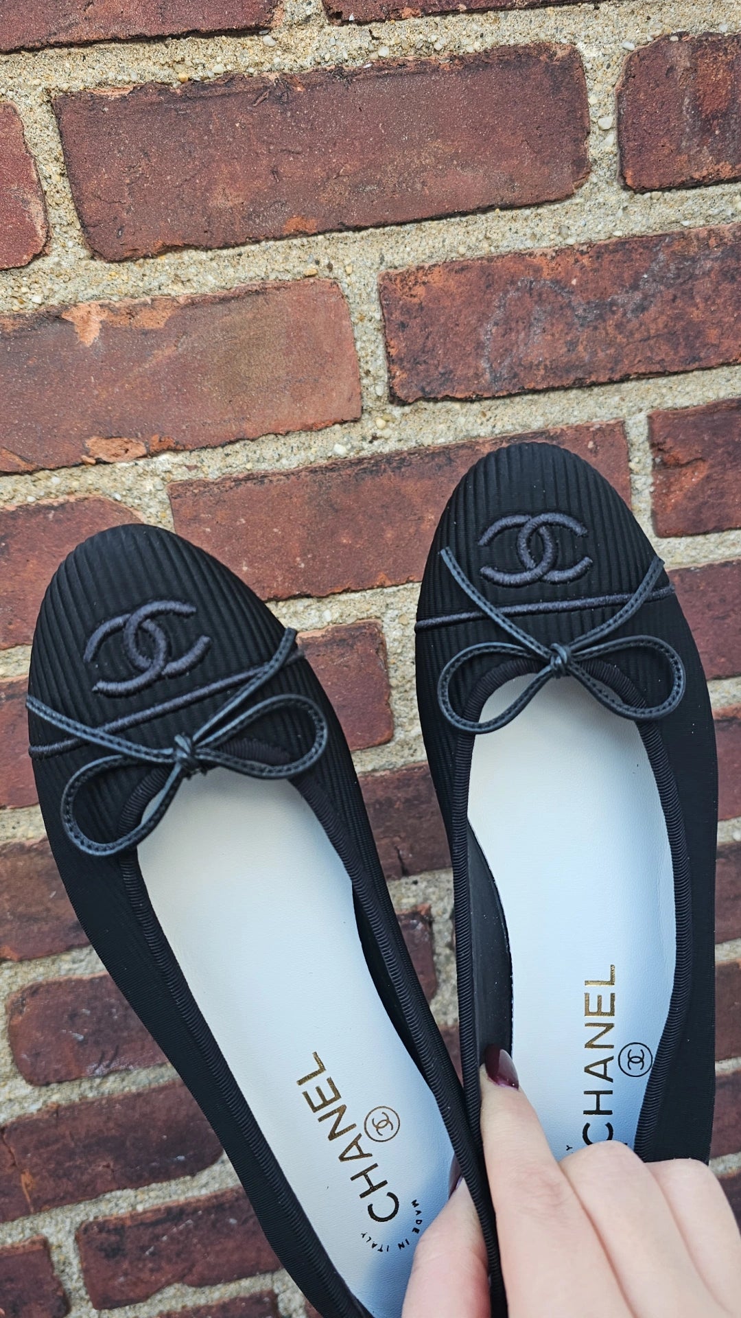 Corduroy Black C Flats preorder