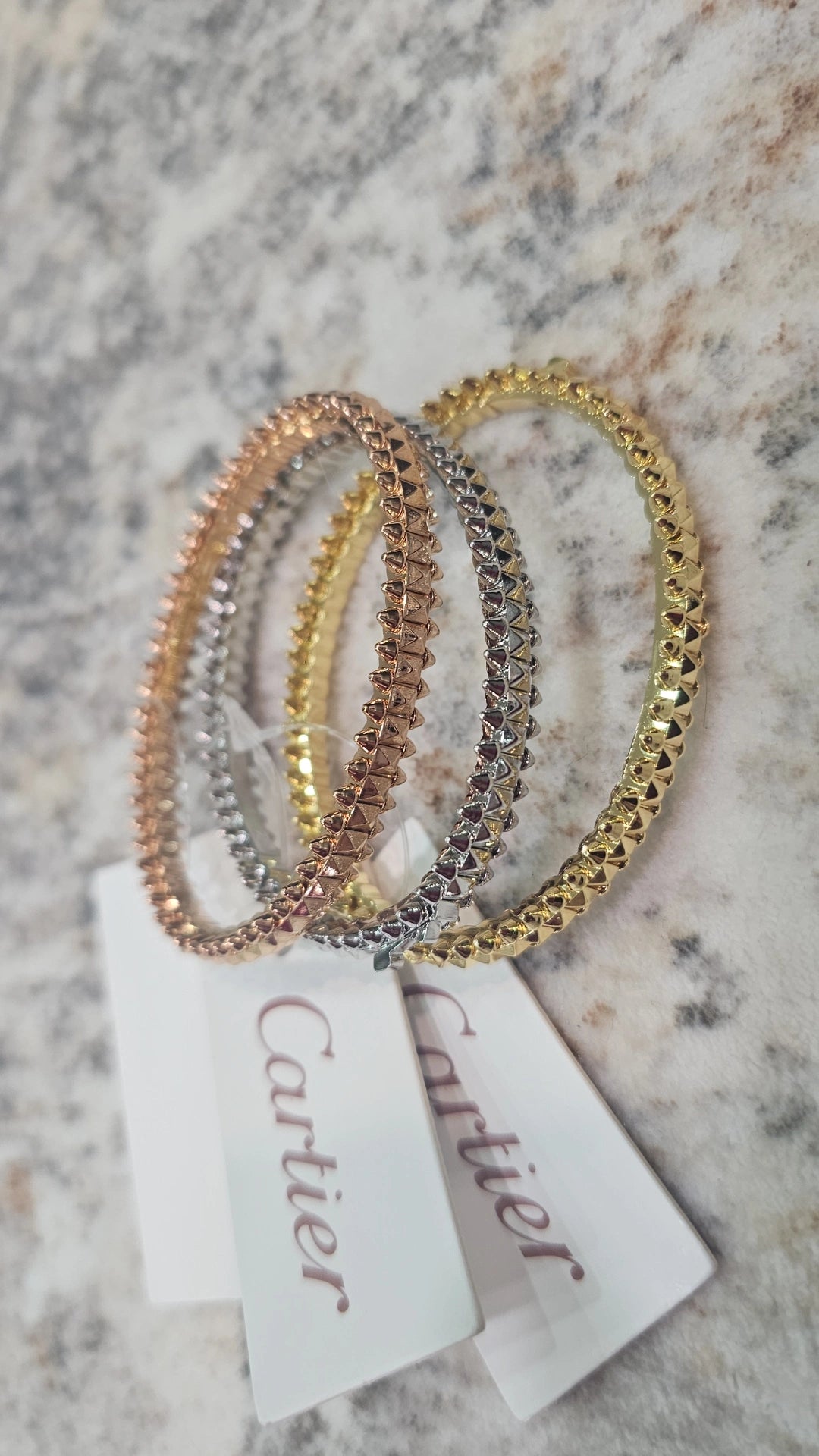 C Clash 3 colors copper 19cm bangle