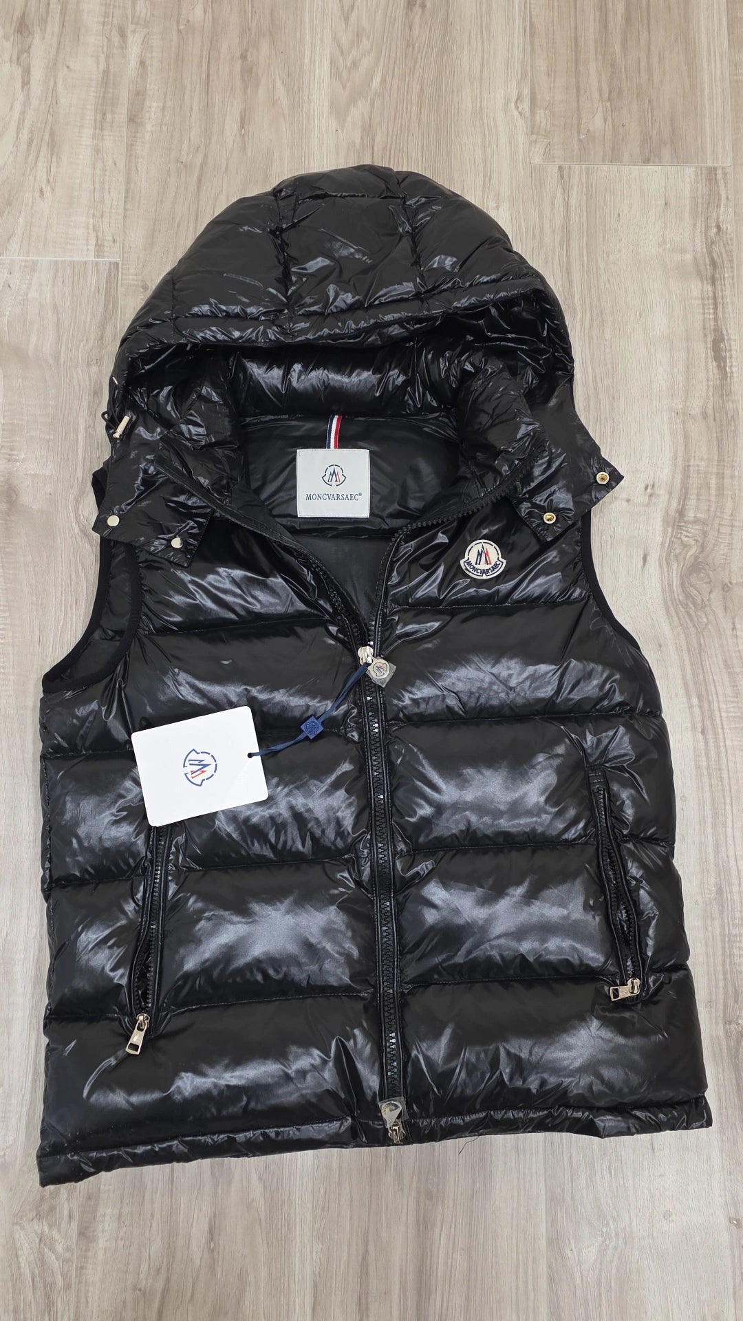 M down Black vest S/M and M/L