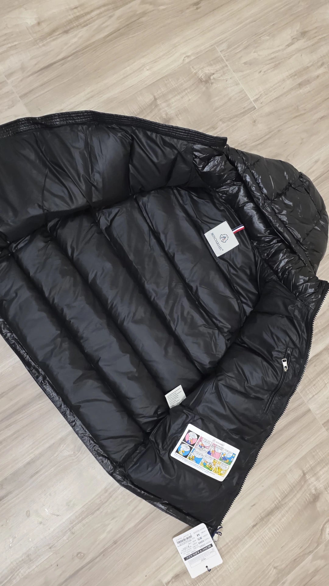 M down Black vest S/M and M/L