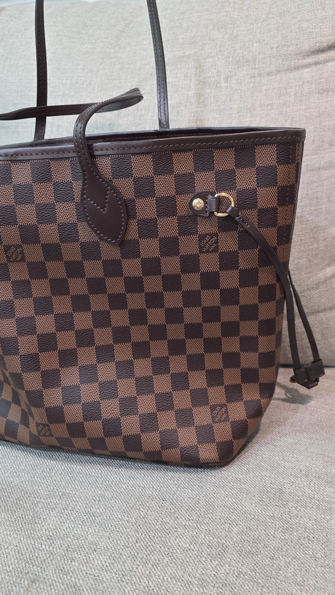 Brown L tote bag 32x28cm preorder