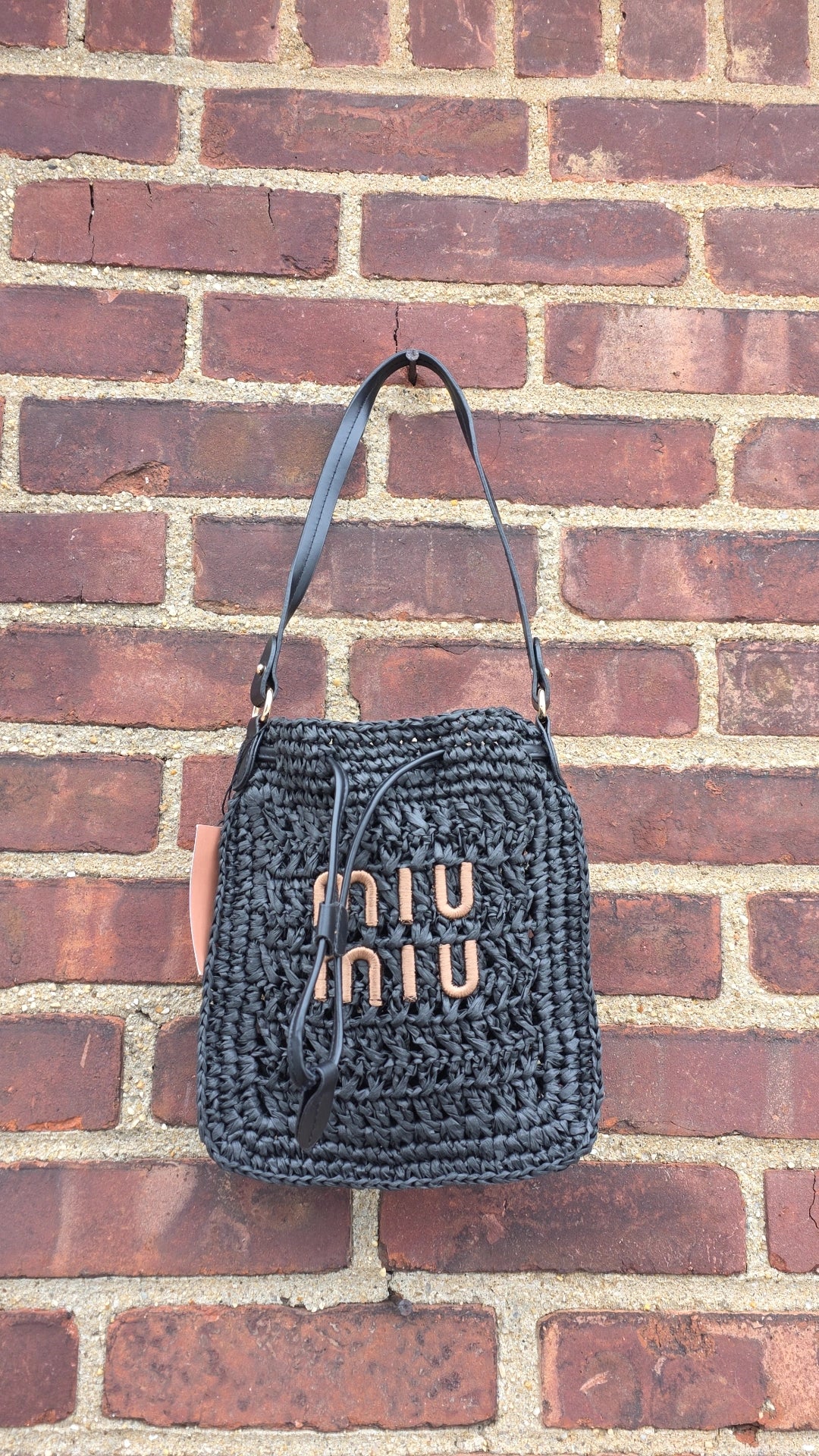MM black straw summer bag preorder