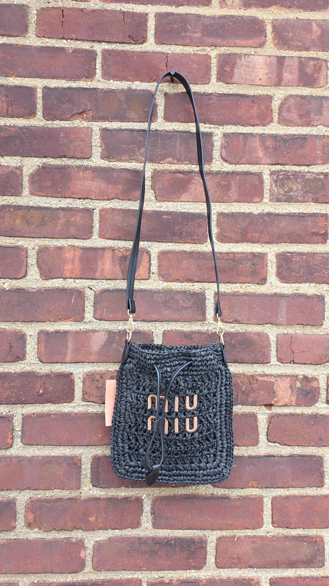 MM black straw summer bag preorder