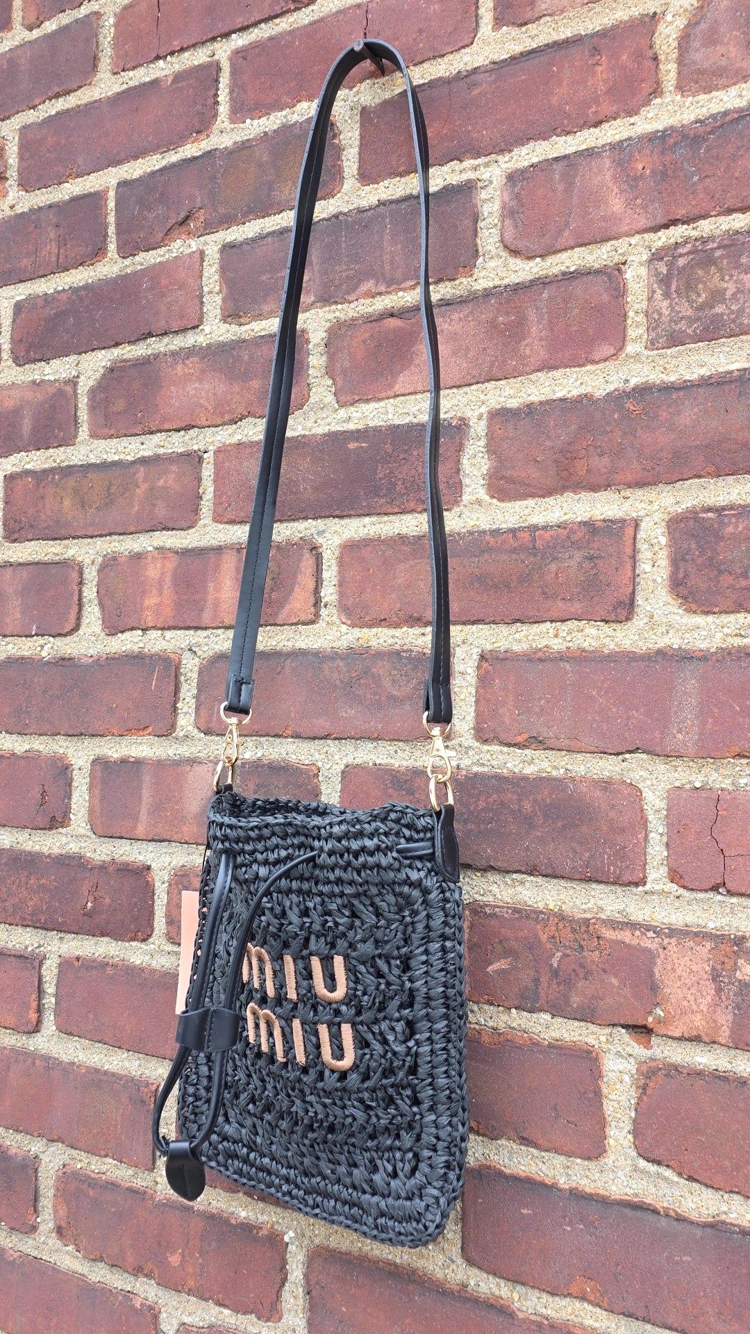MM black straw summer bag preorder