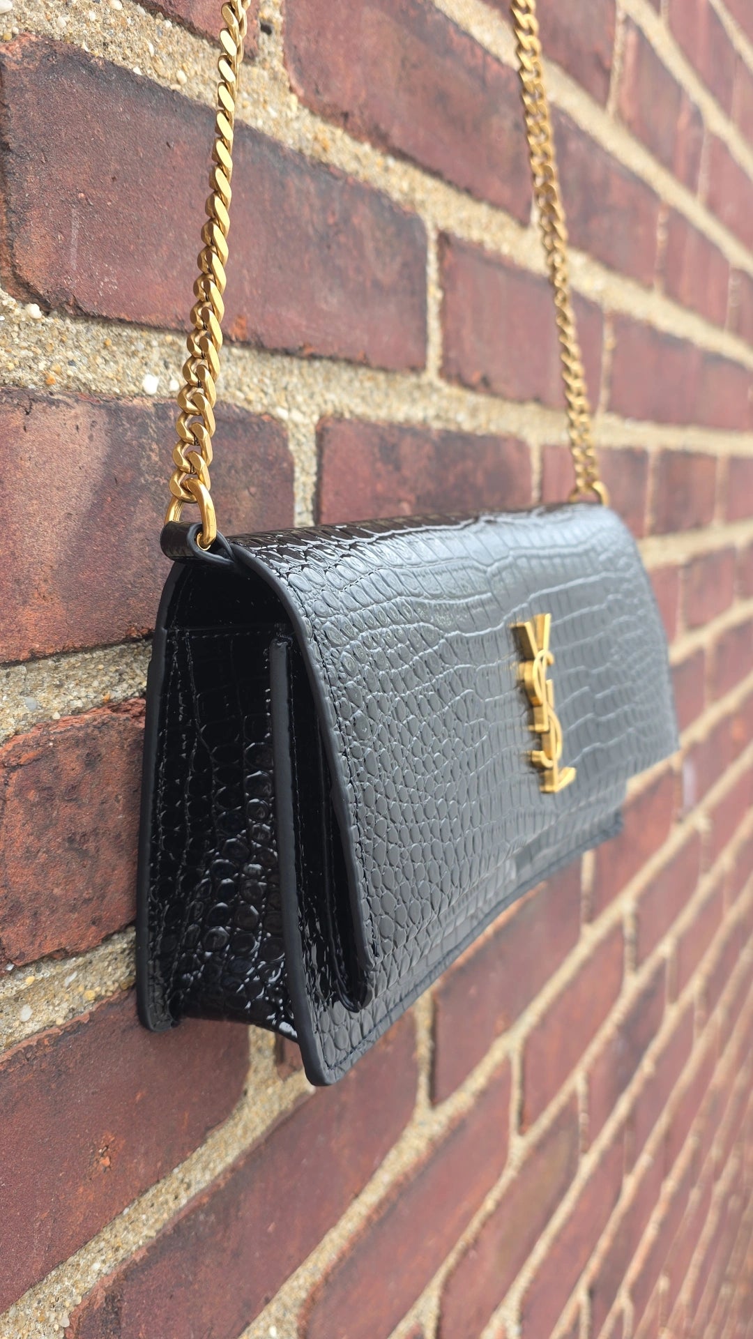 Y Evening Bag Black/Gold