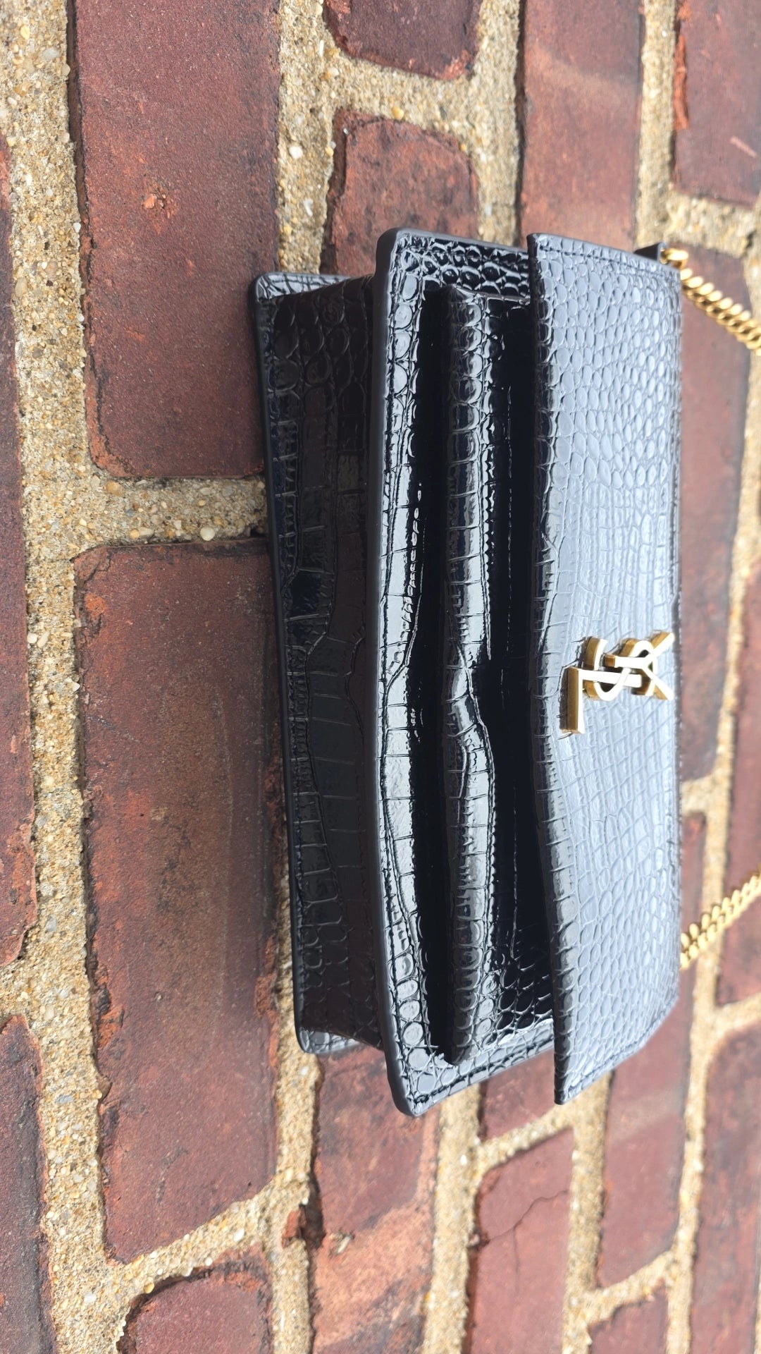 Y Evening Bag Black/Gold