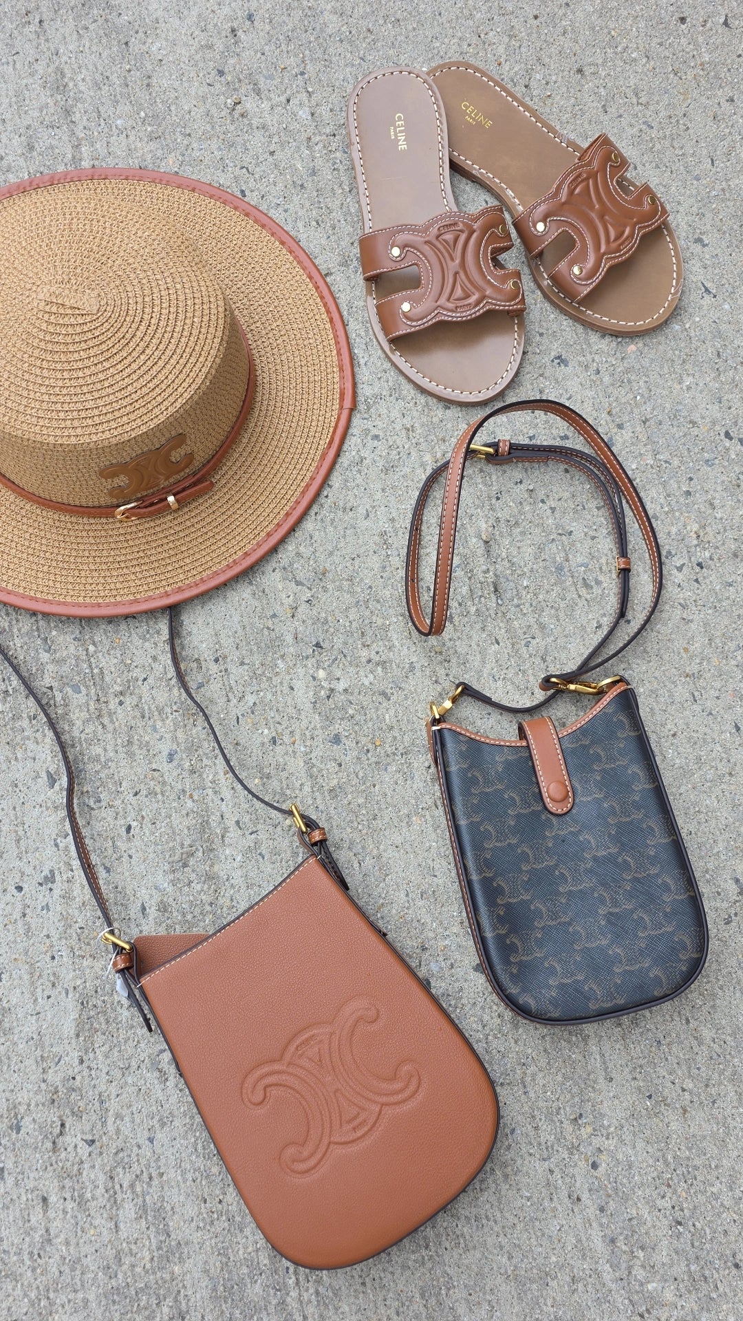 Cel Brown pattern Phone Bag preorder