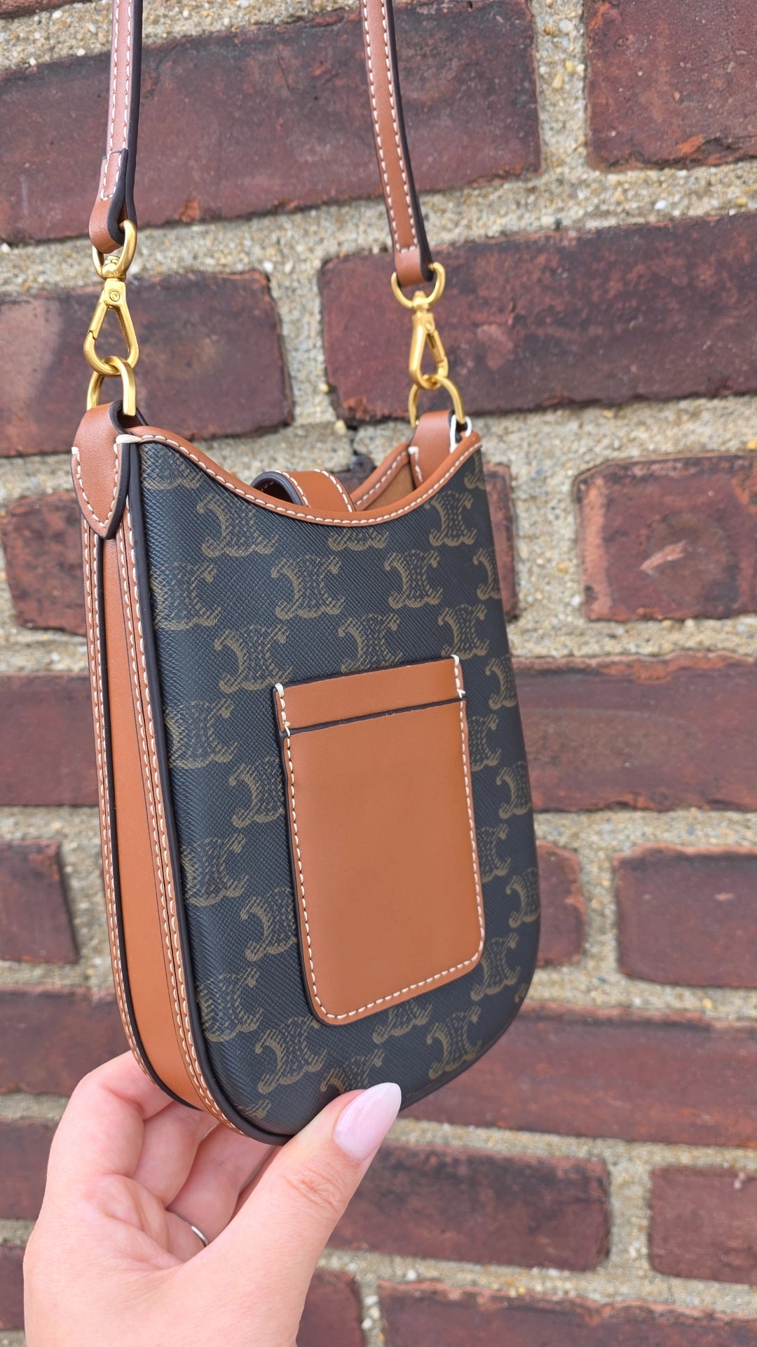 Cel Brown pattern Phone Bag preorder