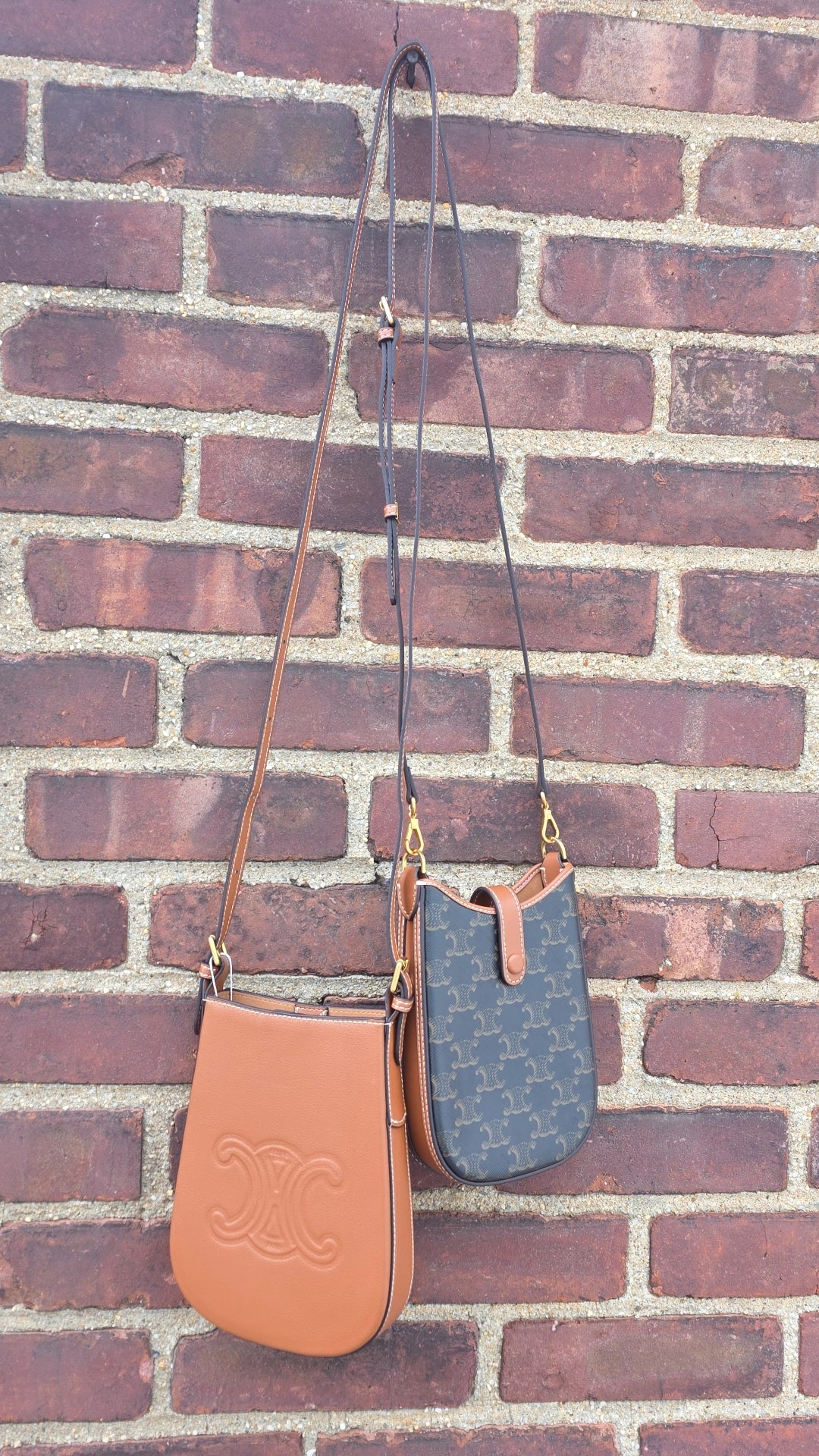 Cel Brown pattern Phone Bag preorder