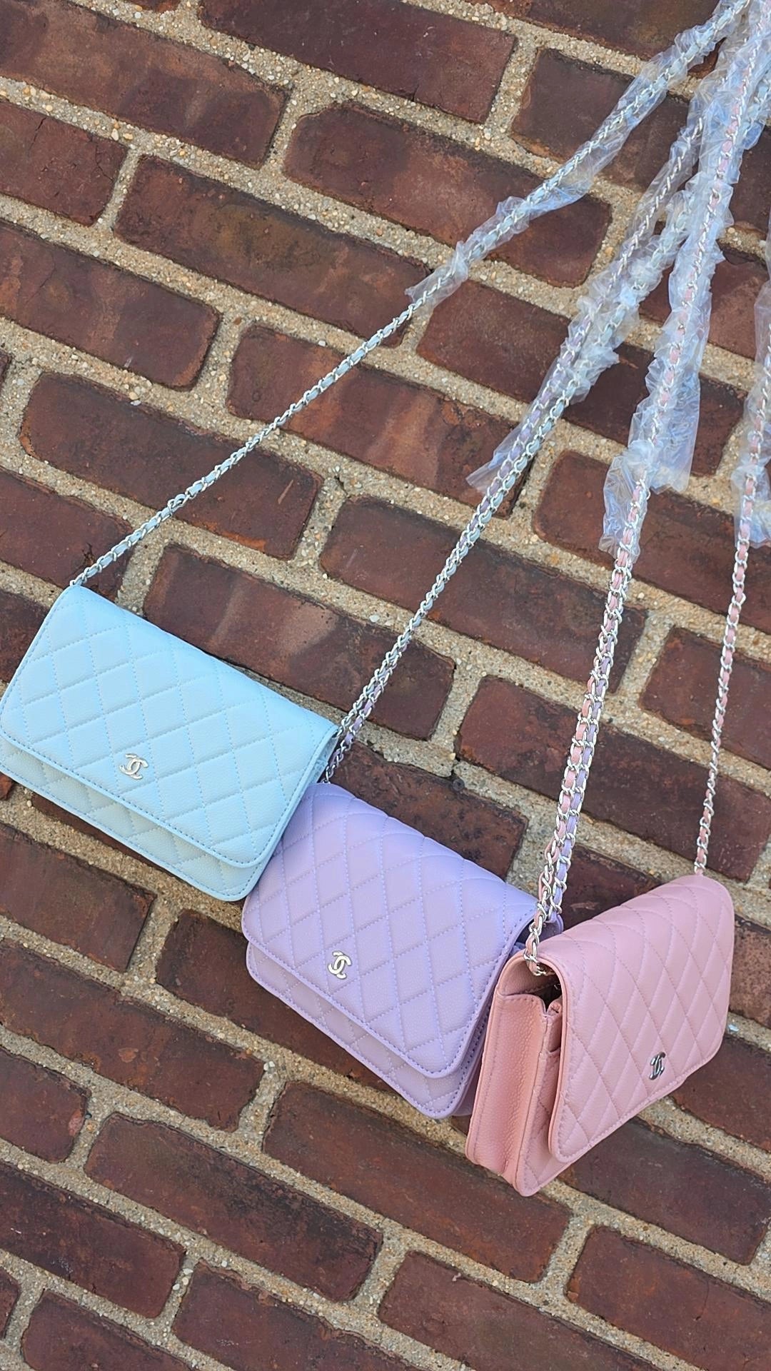C wallet on chain crossbody bag 3 colors