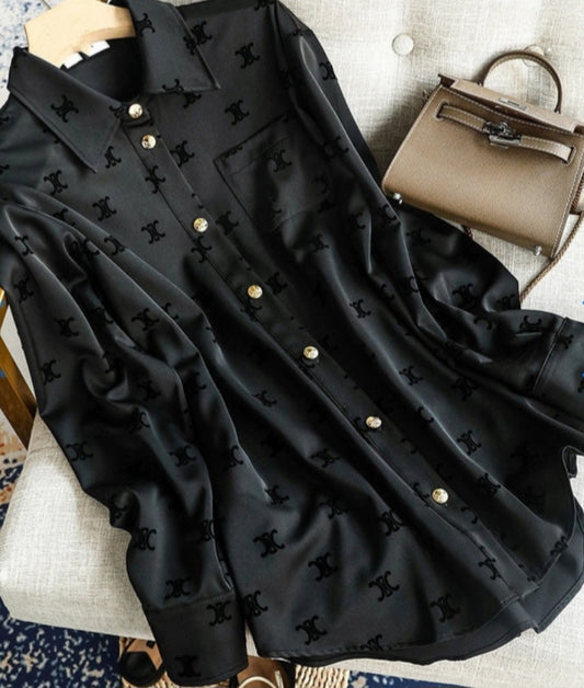 Cel Black Blouse